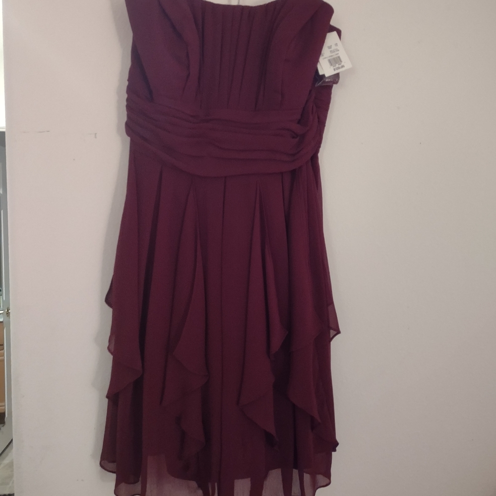 David's Bridal Chiffon Dress